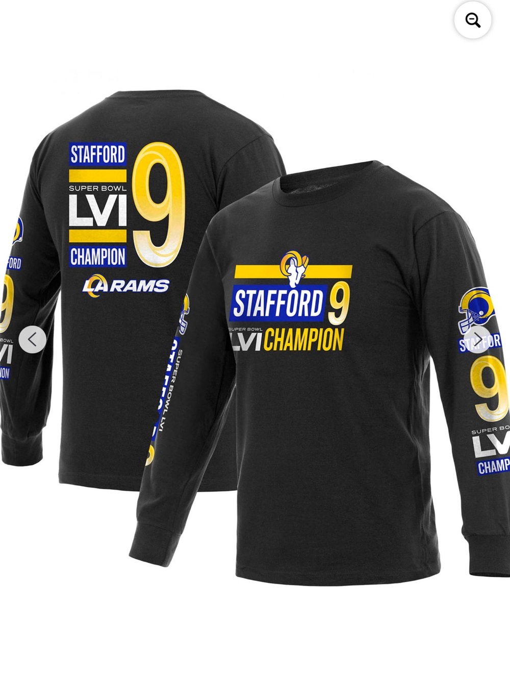 LA Rams Stafford Super Bowl Tee